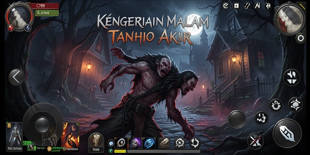 Gameplay menegangkan C789 dengan suasana mencekam dan karakter misterius.