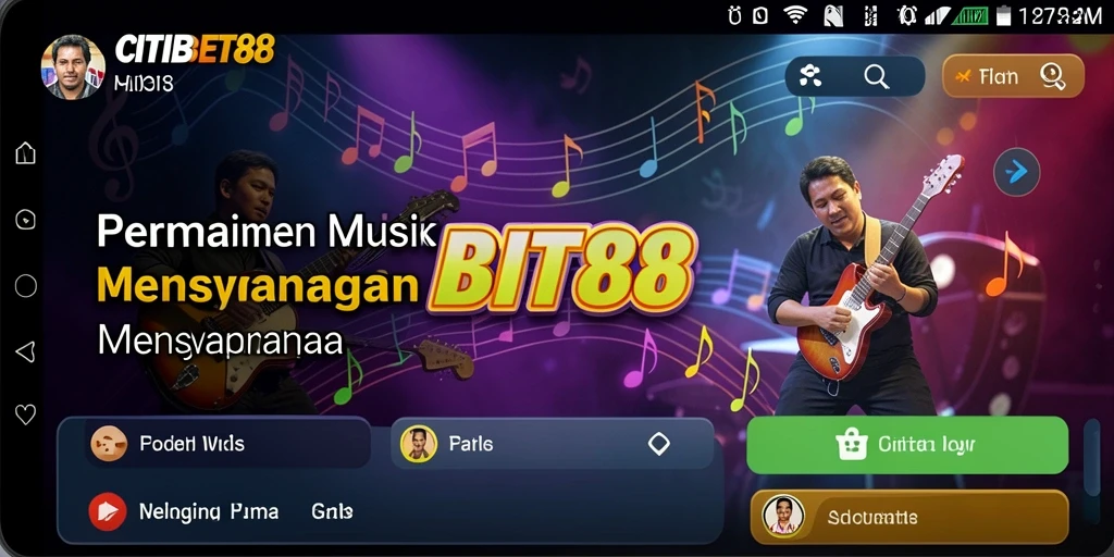 Tampilan gameplay <strong>CITIBET88</strong> yang menarik dengan berbagai pilihan lagu.