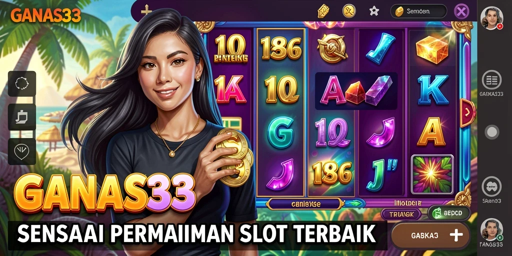 Screenshot menunjukkan gameplay menarik dari permainan Slot GANAS33.