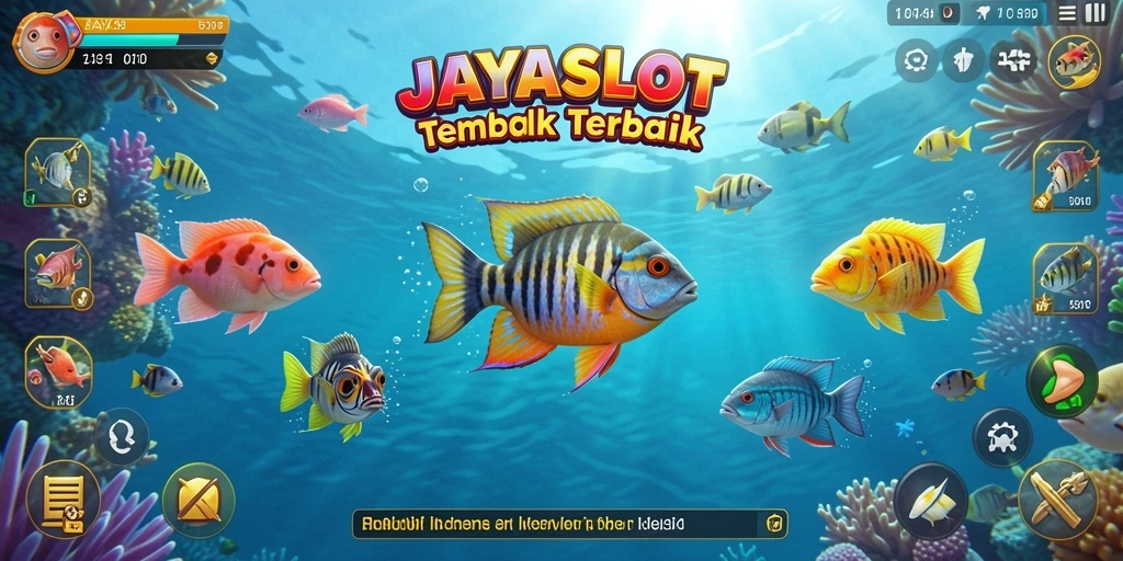 Tampilan gameplay seru saat berburu ikan di JAYASLOT.