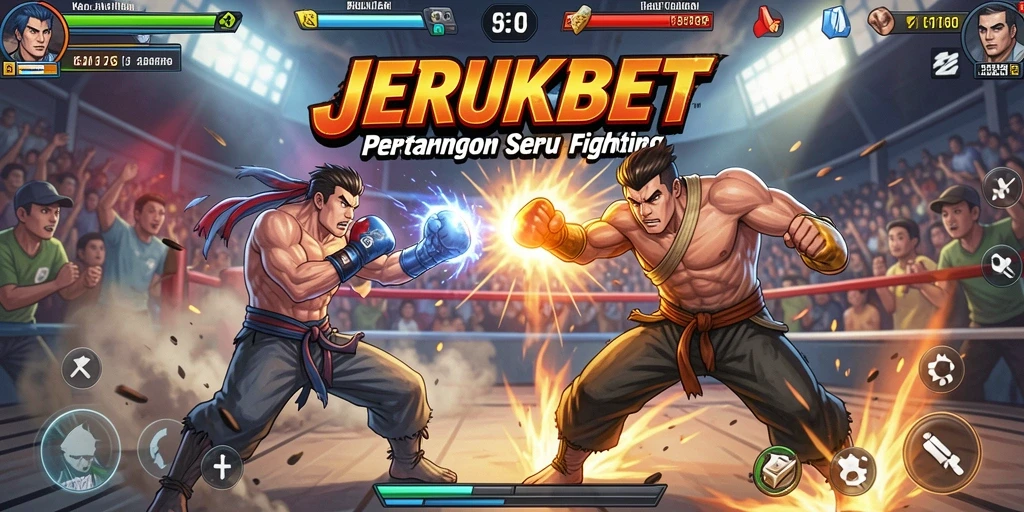 Tampilan gameplay JERUKBET yang mendebarkan dan penuh aksi.