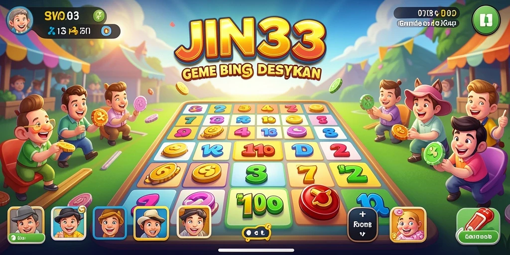 Screenshot gameplay JIN33 yang menampilkan keseruan permainan Bingo.
