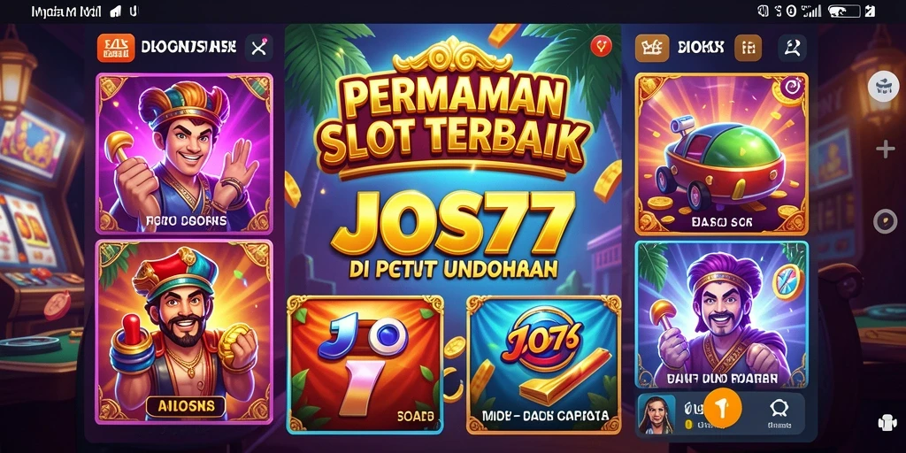 Gameplay menarik JOS77 dengan berbagai tema Slot.