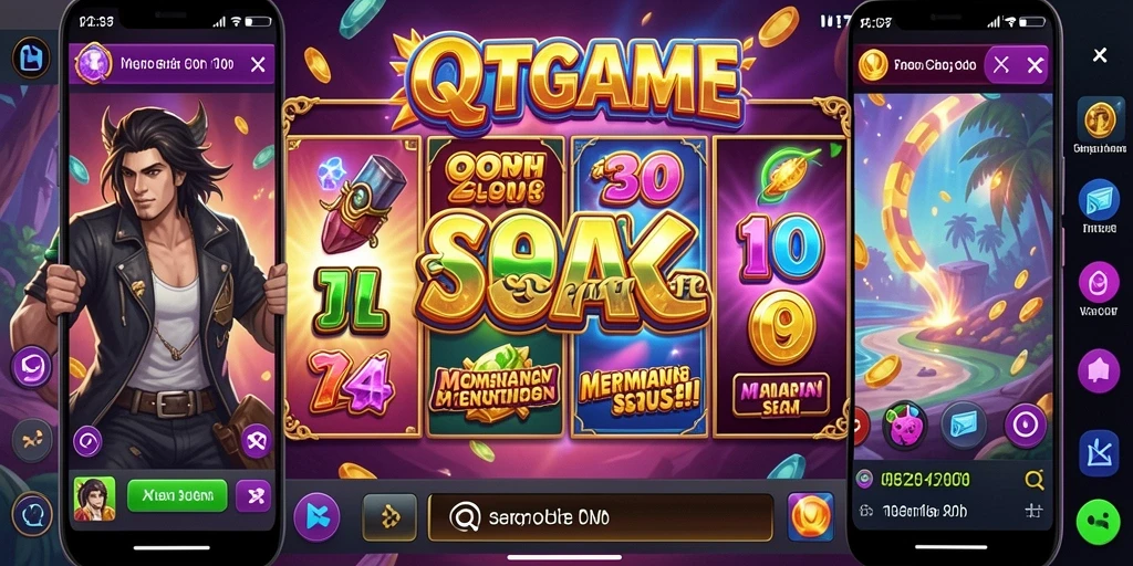 Tampilan gameplay Slot QTGAME yang seru dan menantang.