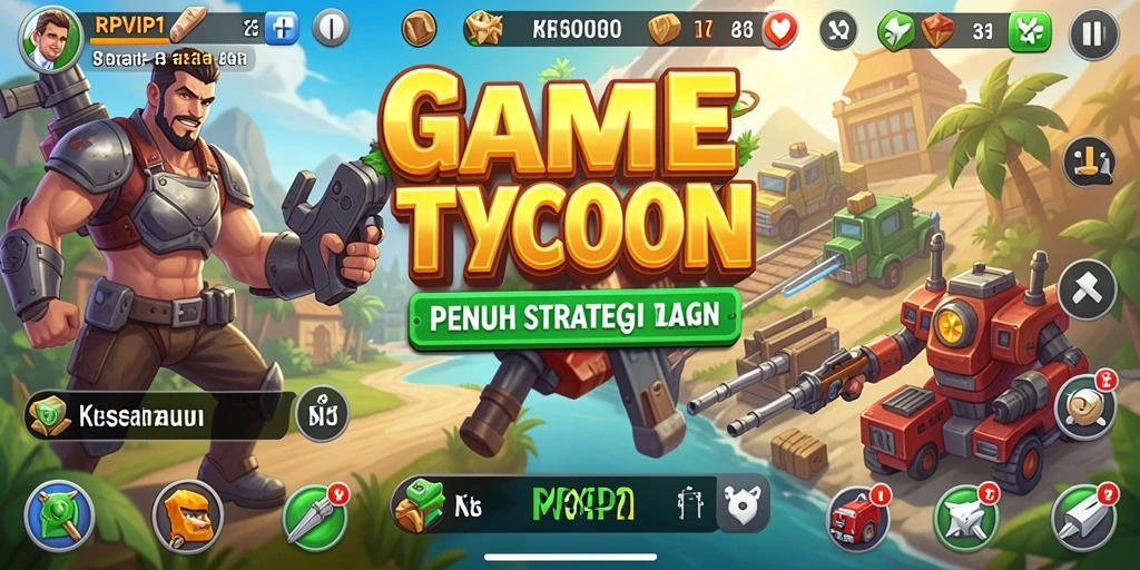 Tampilan gameplay RPVIP1 dengan elemen Tycoon yang menarik.
