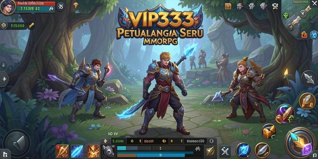 Screenshot gameplay VIP333 yang menampilkan aksi seru MMORPG.